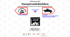 Desktop Screenshot of damptromleklubben.dk