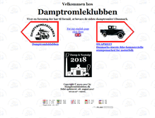 Tablet Screenshot of damptromleklubben.dk